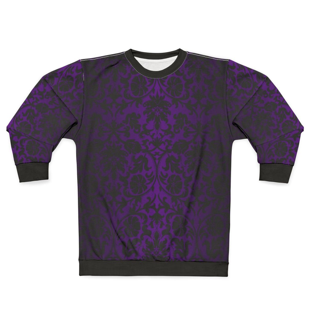 Elegant damask pattern sweatshirt