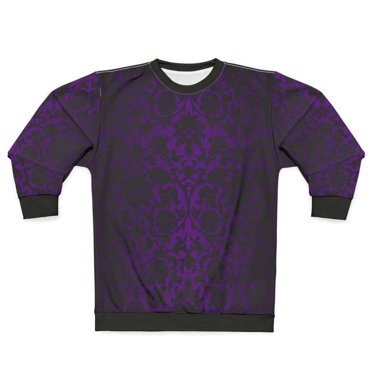 Elegant damask pattern sweatshirt