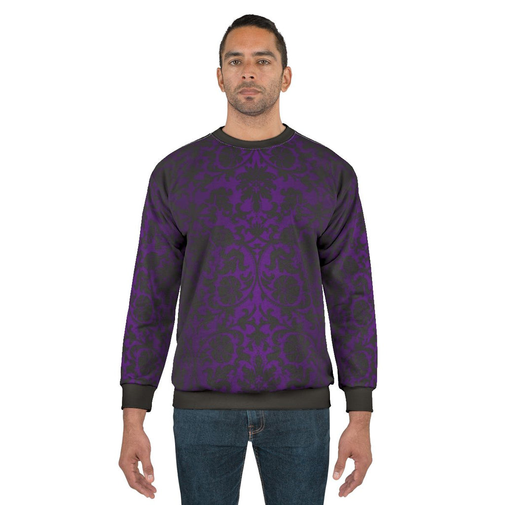 Elegant damask pattern sweatshirt
