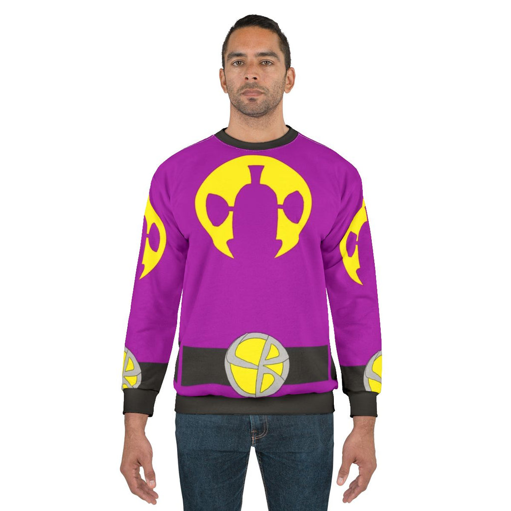 Larryboy Sweatshirt with Colorful Homage Design