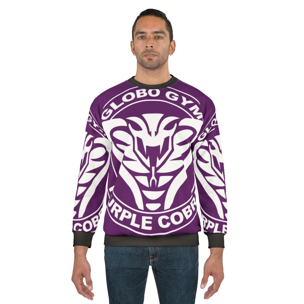 Purple Cobras Dodgeball Movie Themed Sweatshirt
