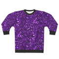 Purple Glitter Confetti Sweatshirt