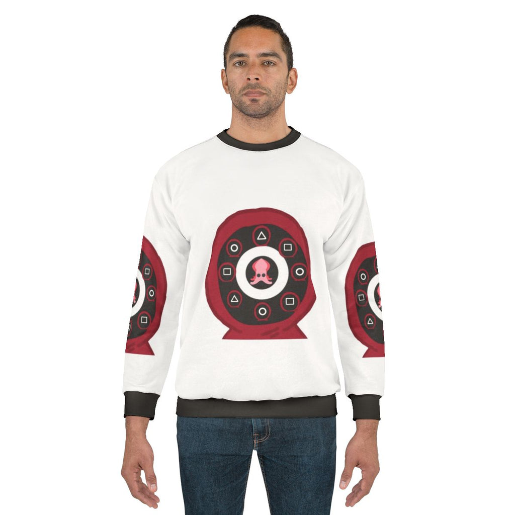 Purple Squid Game Themed Sweatshirt