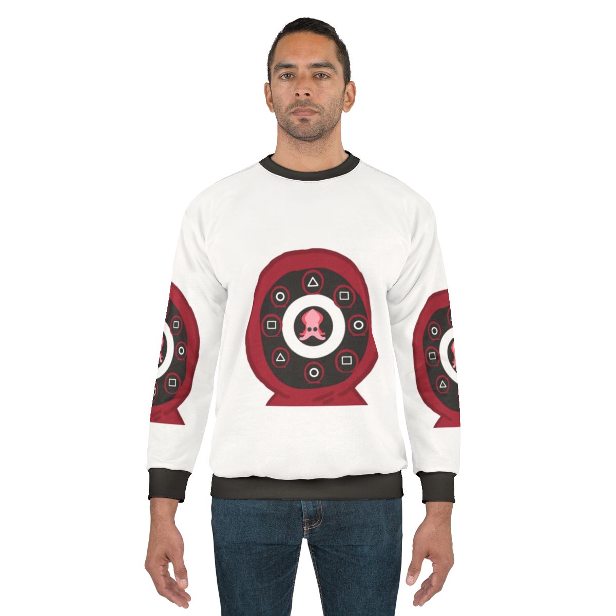 Purple Squid Game Themed Sweatshirt