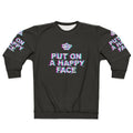 "Joker Happy Face Ironic Glitch Sweatshirt"
