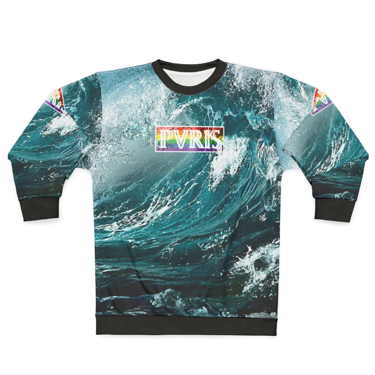 PVRIS Sweatshirt with Band Logo and Pride Flag