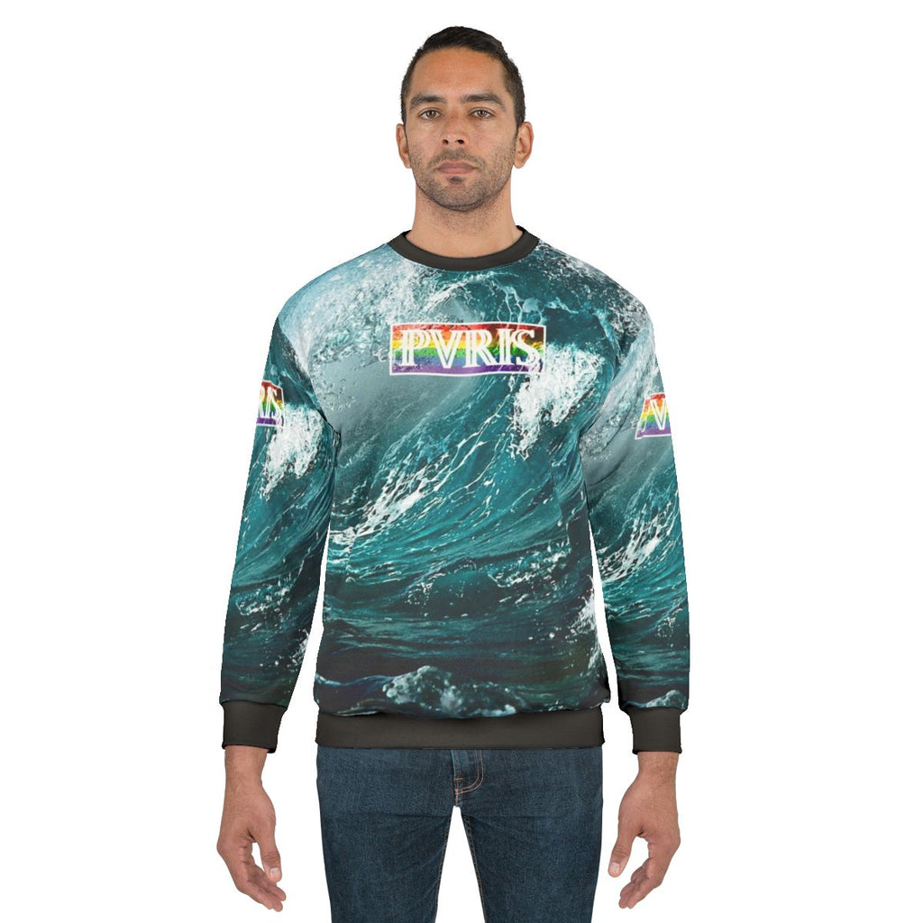PVRIS Sweatshirt with Band Logo and Pride Flag