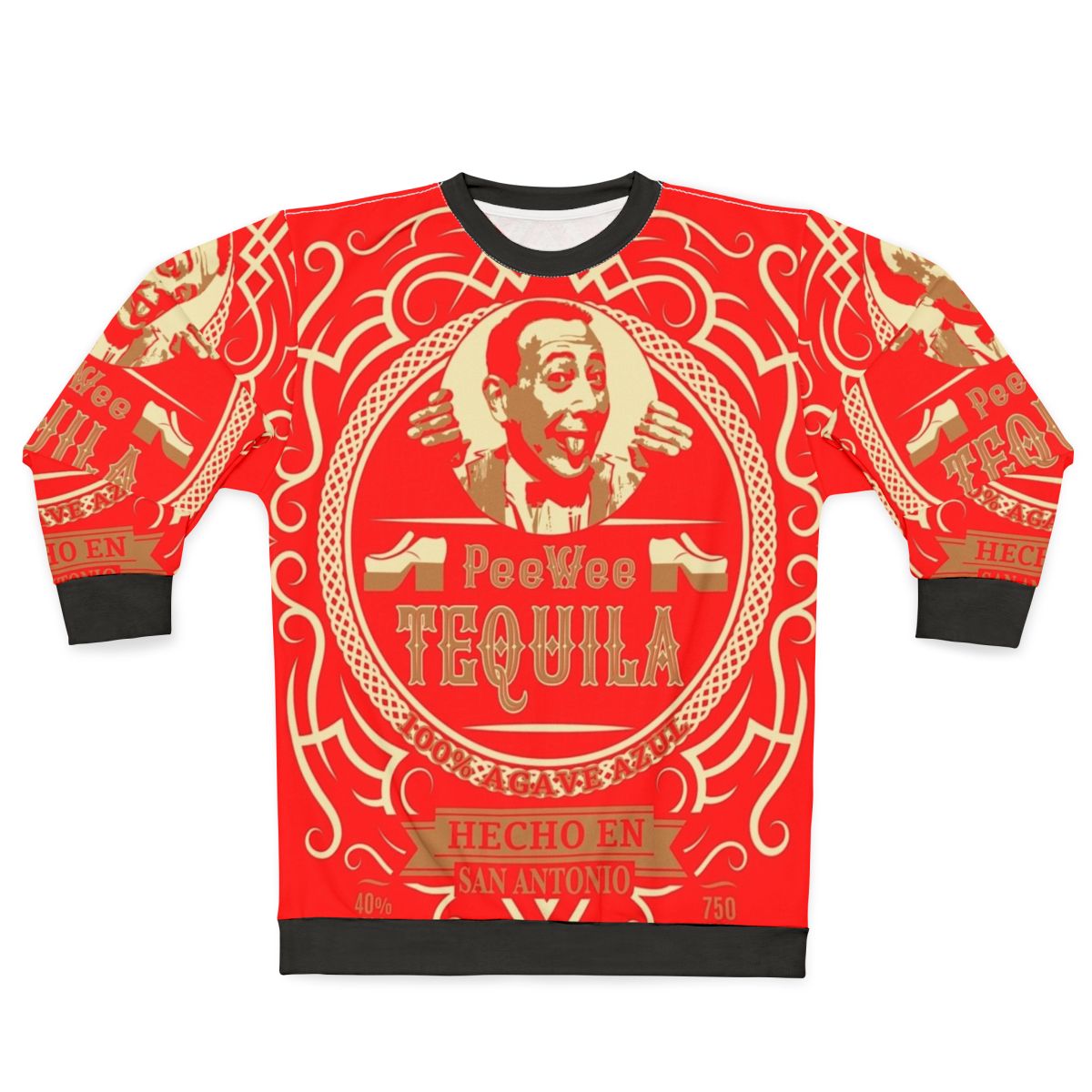 Pee Wee Herman Tequila Label Sweatshirt