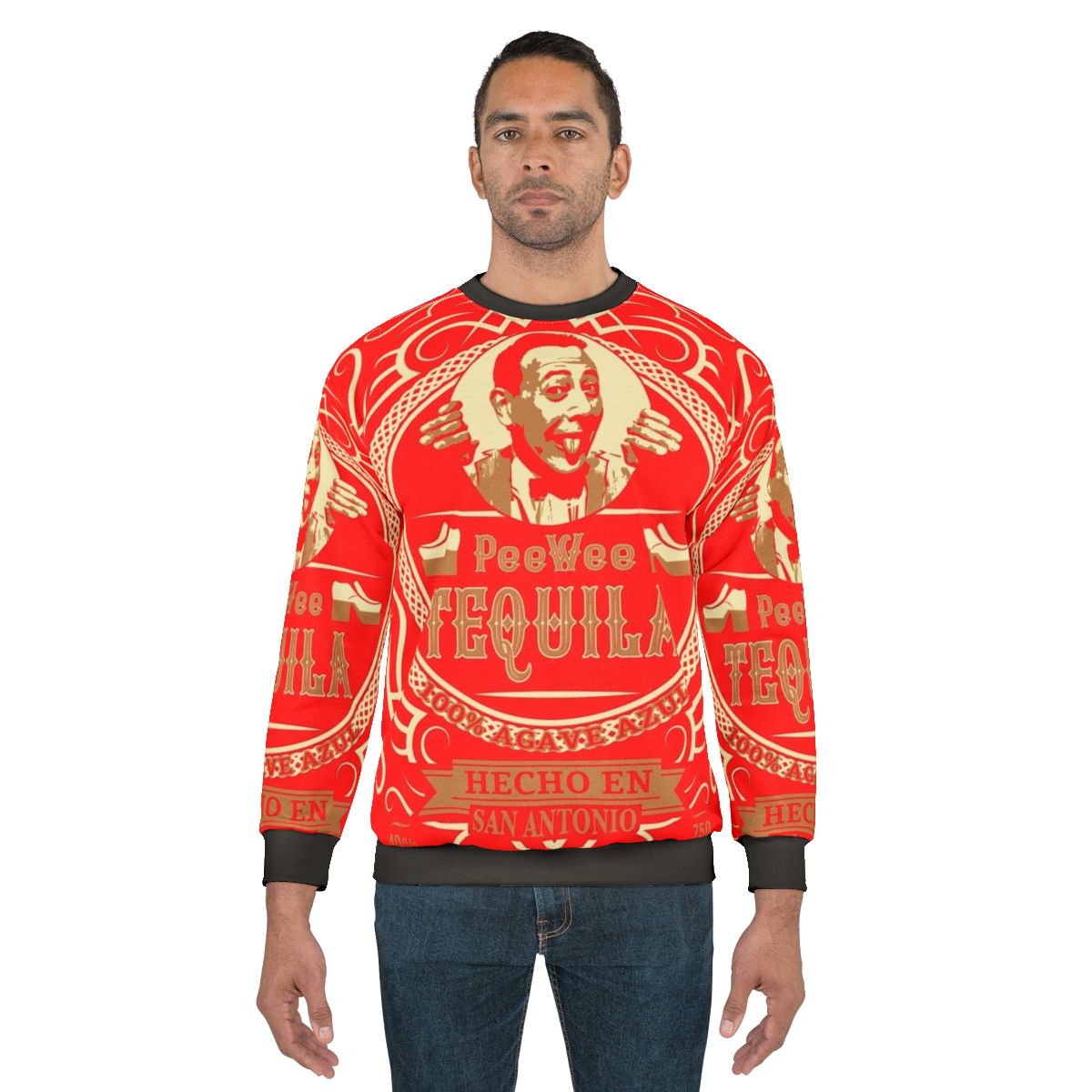 Pee Wee Herman Tequila Label Sweatshirt