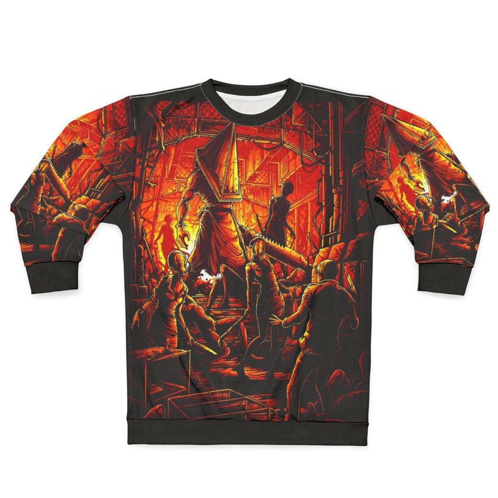 Pyramid Head Silent Hill Horror Game Sweatshirt
