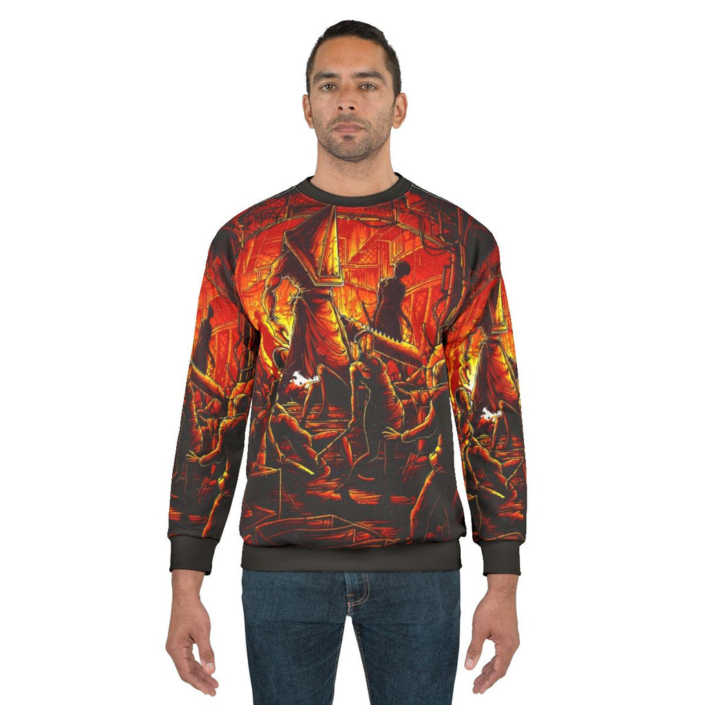 Pyramid Head Silent Hill Horror Game Sweatshirt
