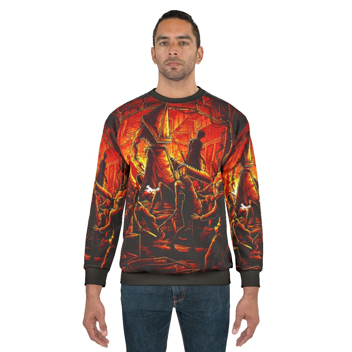 Pyramid Head Silent Hill Horror Game Sweatshirt