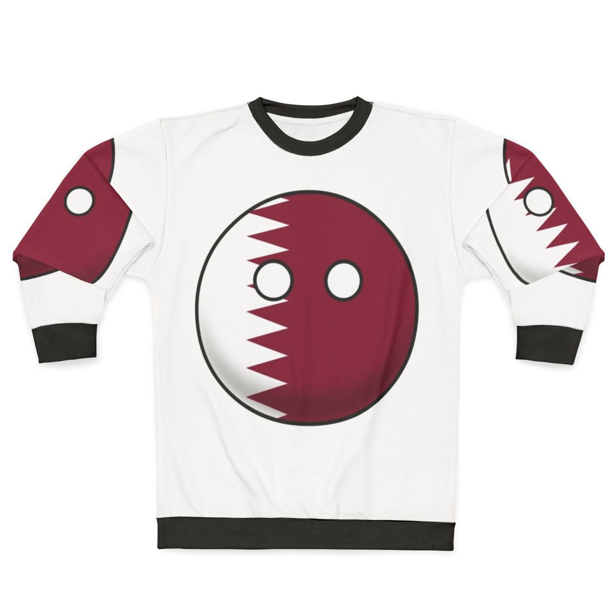 Qatar Countryball Design Sweatshirt