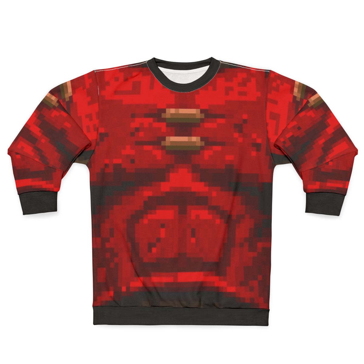Quake Red Armor Sweatshirt - Classic FPS Gaming Apparel
