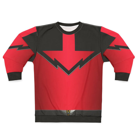Quantum Ranger Time Force Sweatshirt with Power Rangers and Tokusatsu Designs