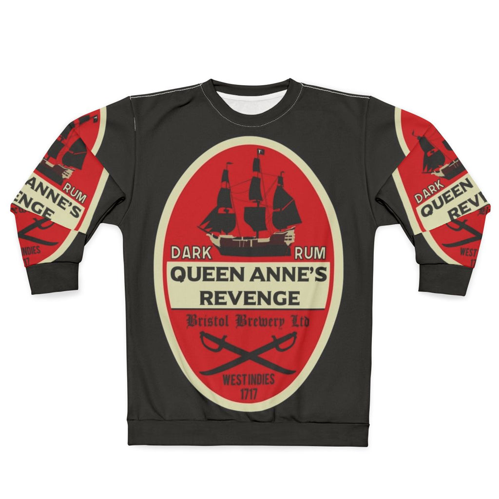 Queen Anne's Revenge Dark Rum Pirate Sweatshirt
