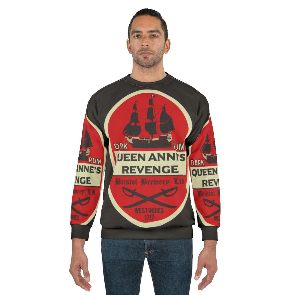 Queen Anne's Revenge Dark Rum Pirate Sweatshirt