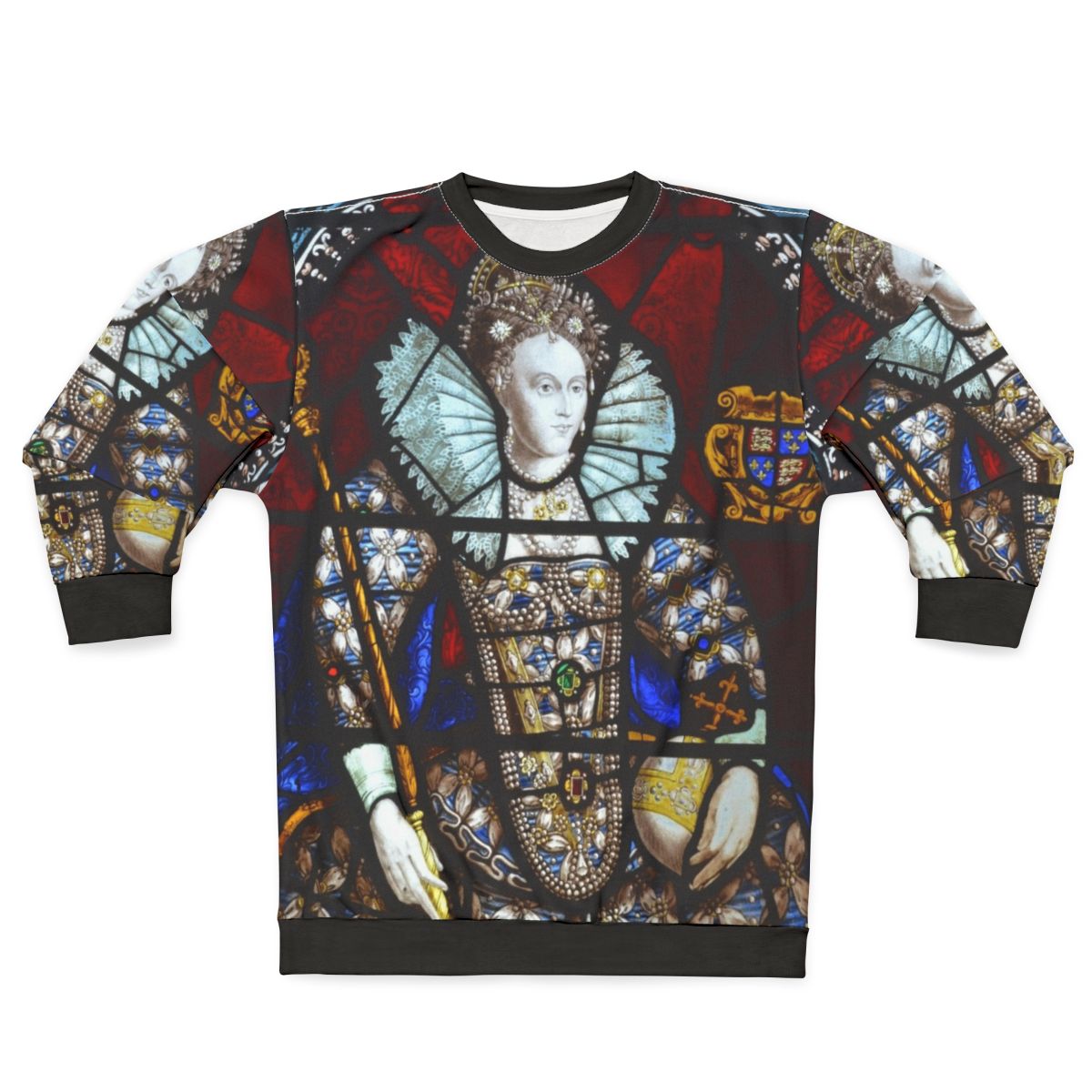 Queen Elizabeth I Stained Glass Sweatshirt