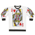 Queen of Hearts Playing Card Sweatshirt