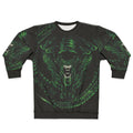 Queen Sci-Fi Horror Sweatshirt with Xenomorph Graphic