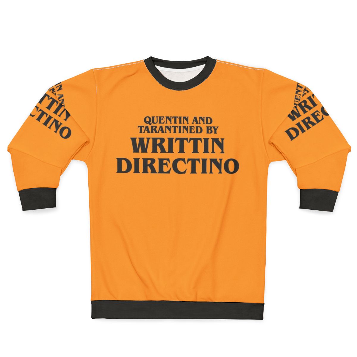 Quentin Tarantino Director Sweatshirt with Pulp Fiction Theme