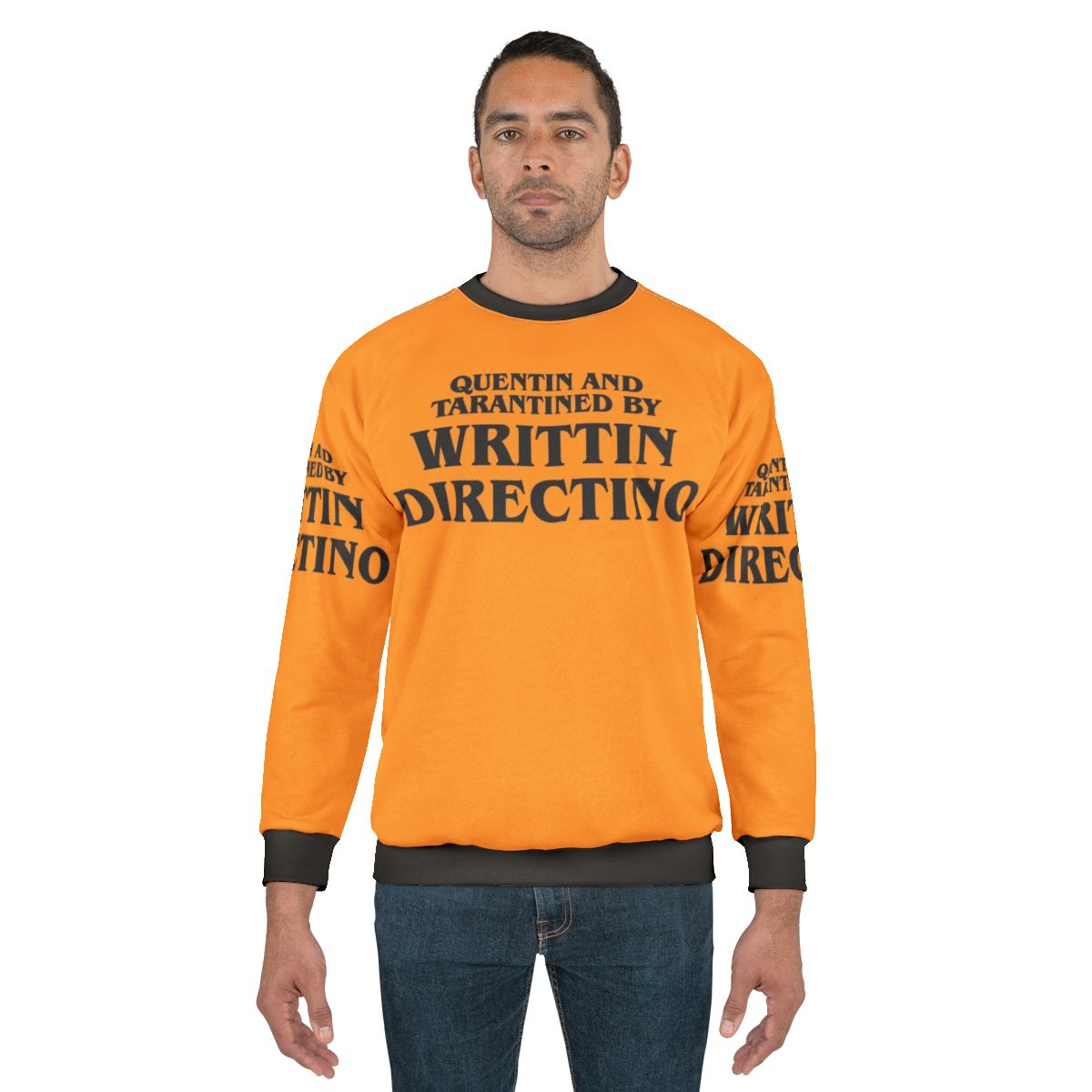 Quentin Tarantino Director Sweatshirt with Pulp Fiction Theme