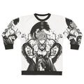 Quiet Ink Anime-Inspired Monochrome Sweatshirt