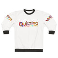 Quilting Sweatshirt with Intricate Stitching Design