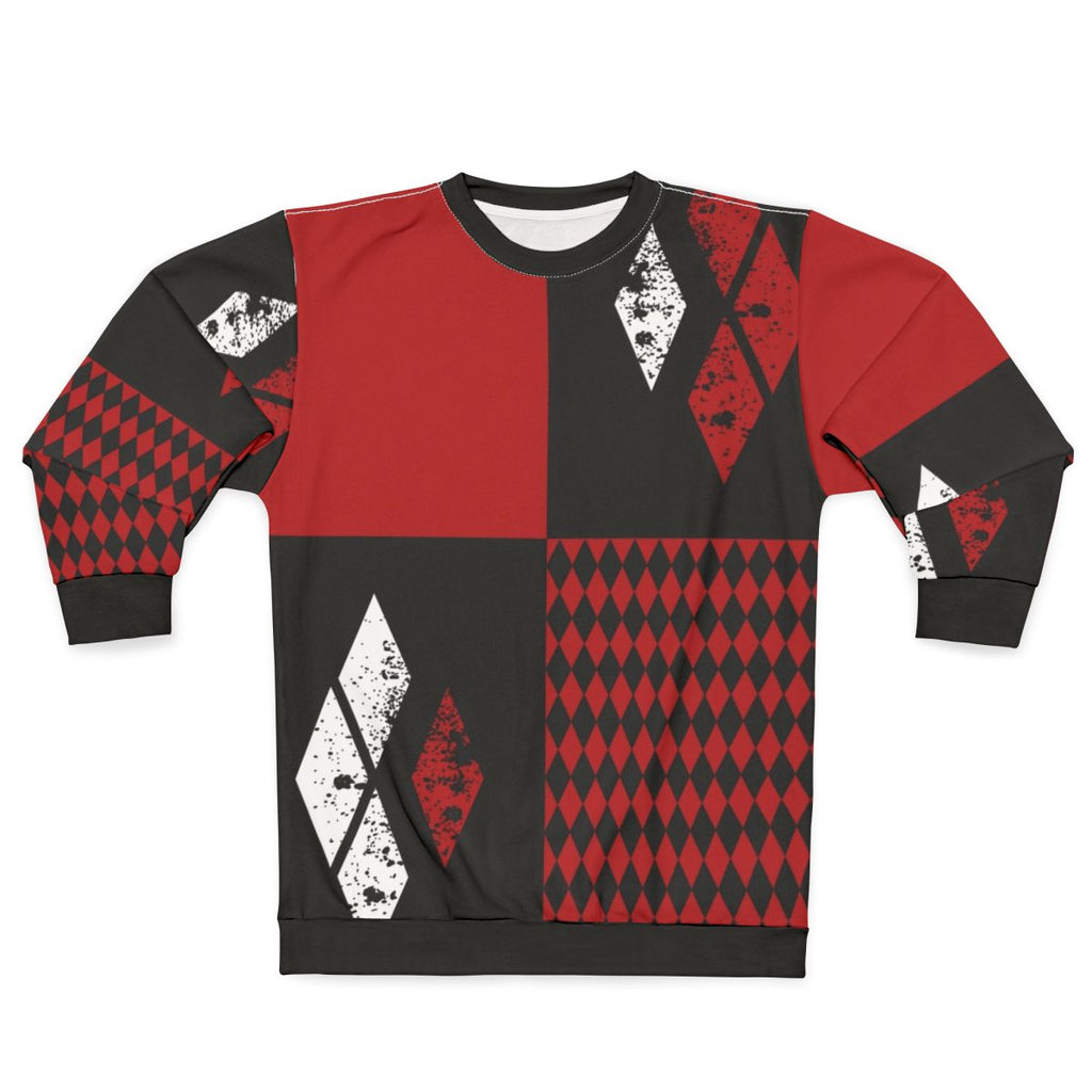 Harley Quinn Diamond Print Sweatshirt