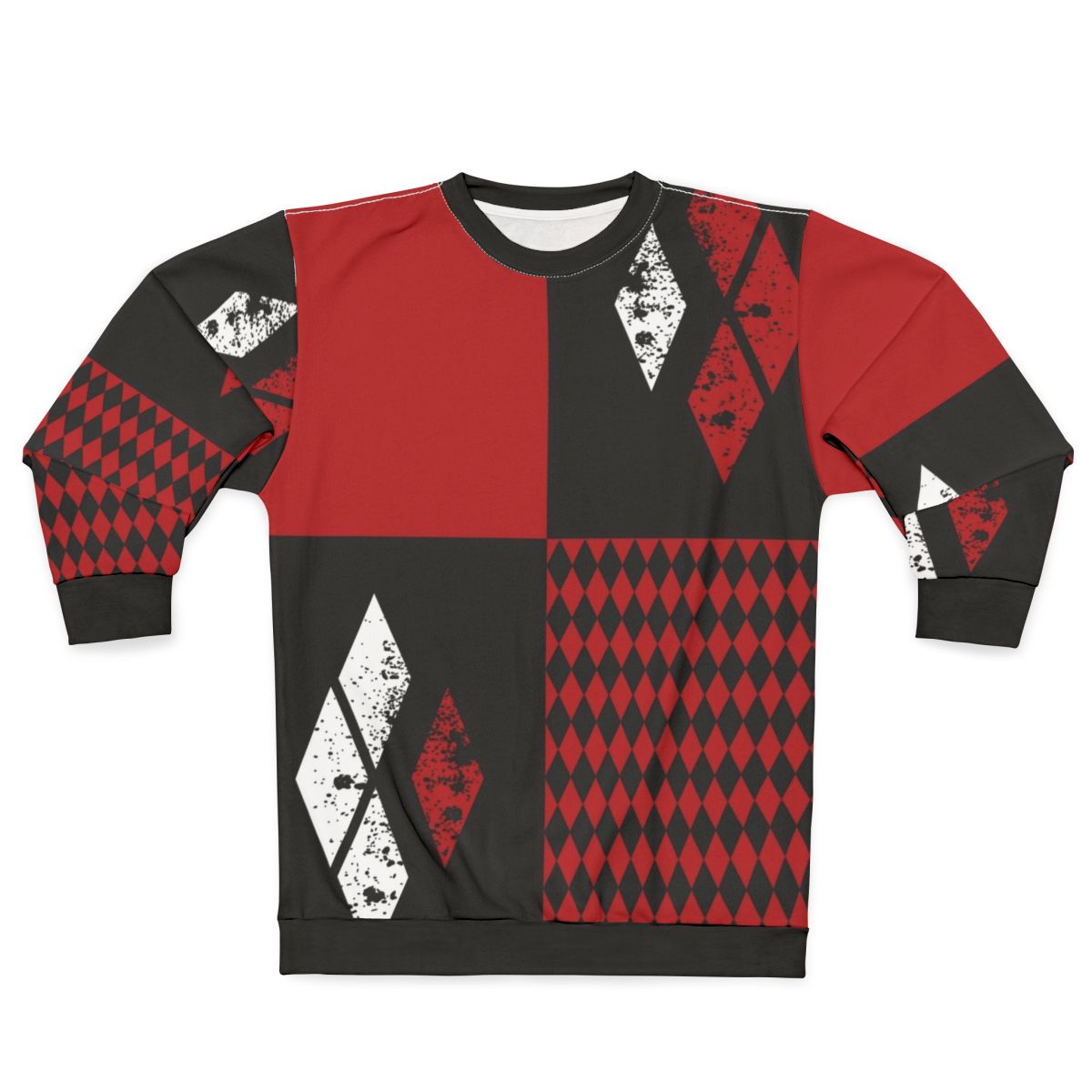Harley Quinn Diamond Print Sweatshirt