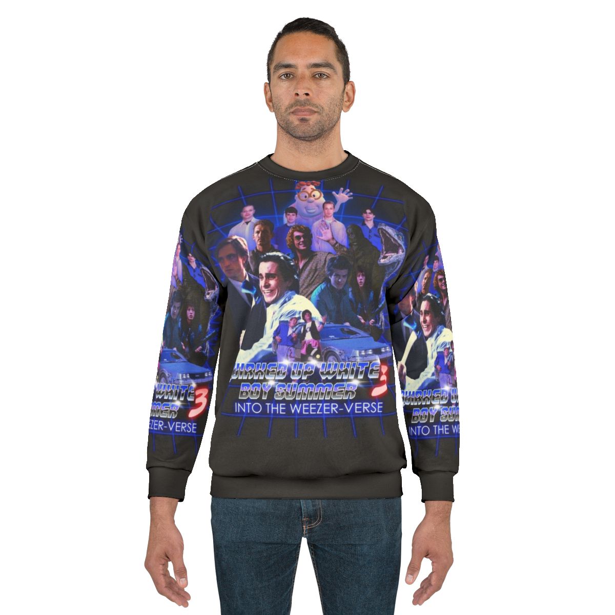 Quirky "White Boy Summer" graphic sweatshirt
