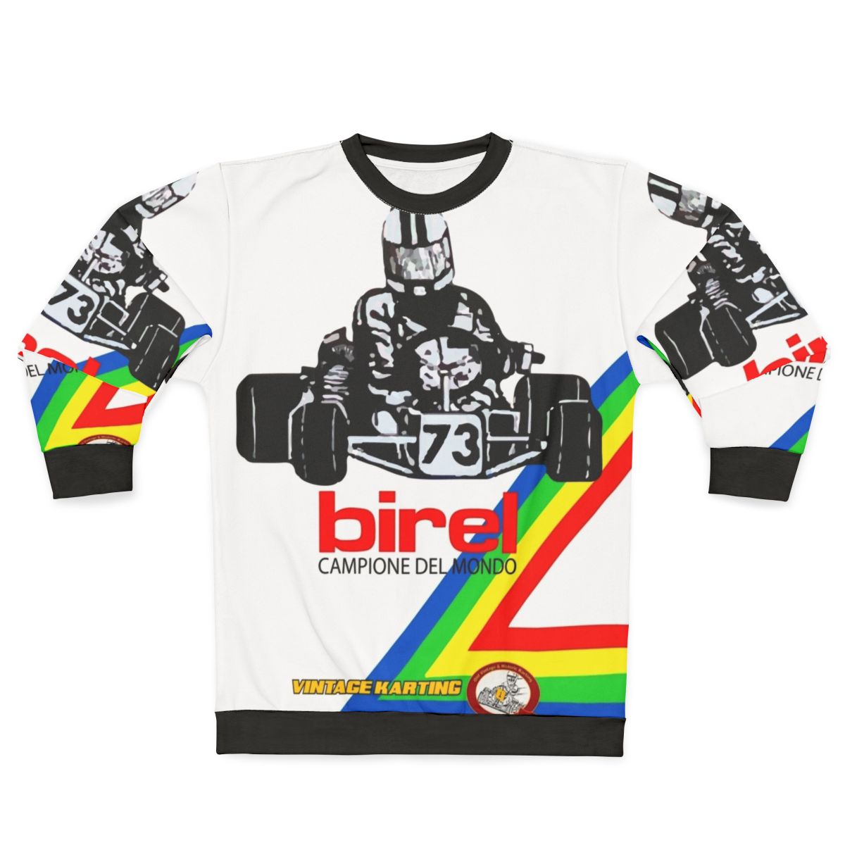 Vintage Birel Sweatshirt with Retro Motorsports Branding