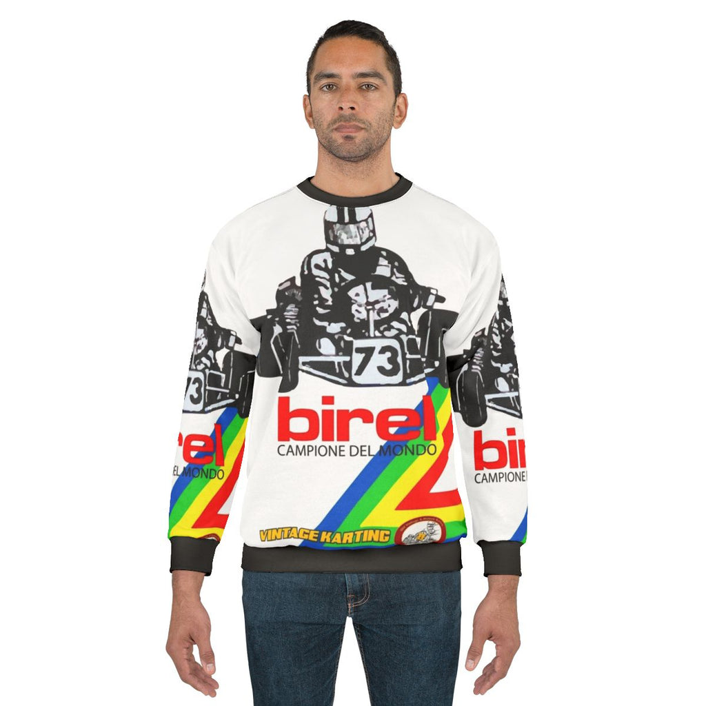 Vintage Birel Sweatshirt with Retro Motorsports Branding