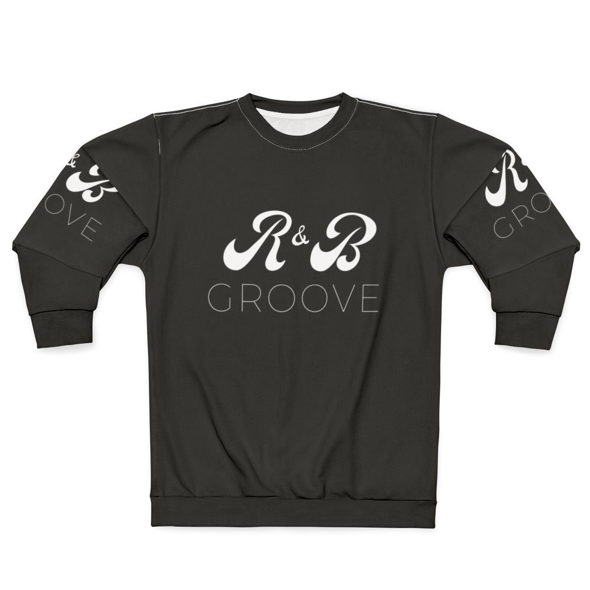 R B Groove Sweatshirt featuring rhythm and blues music theme