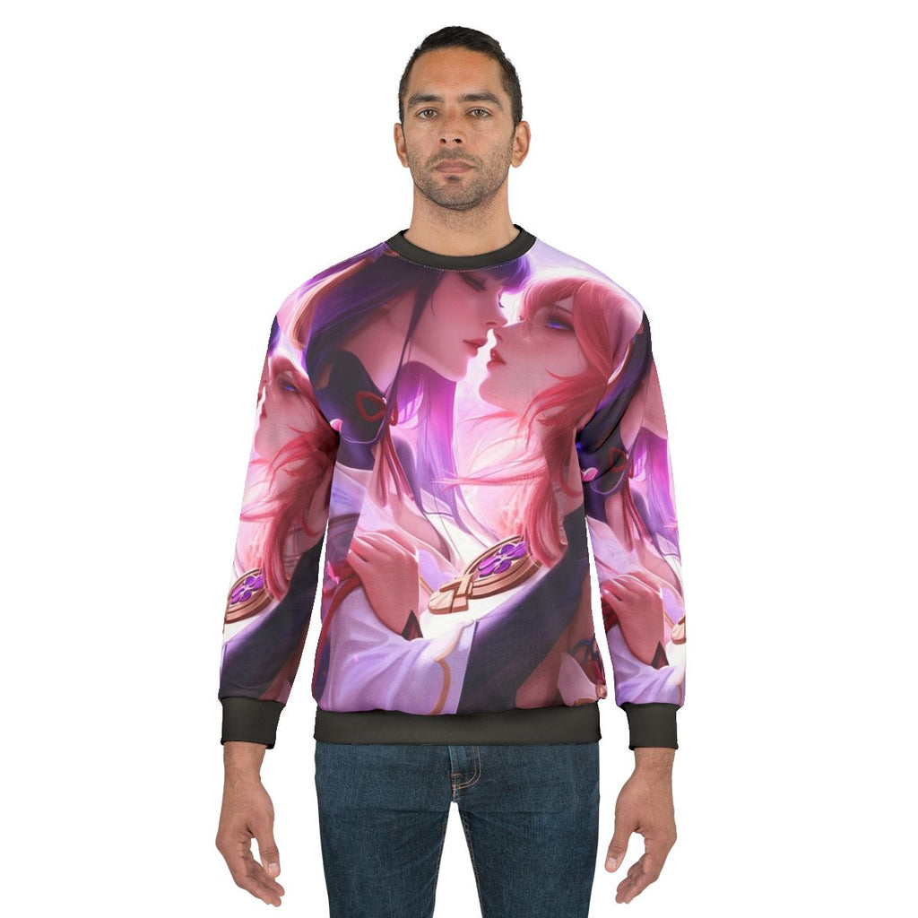 Genshin Impact Raiden Shogun and Yae Miko Cosplay Sweatshirt