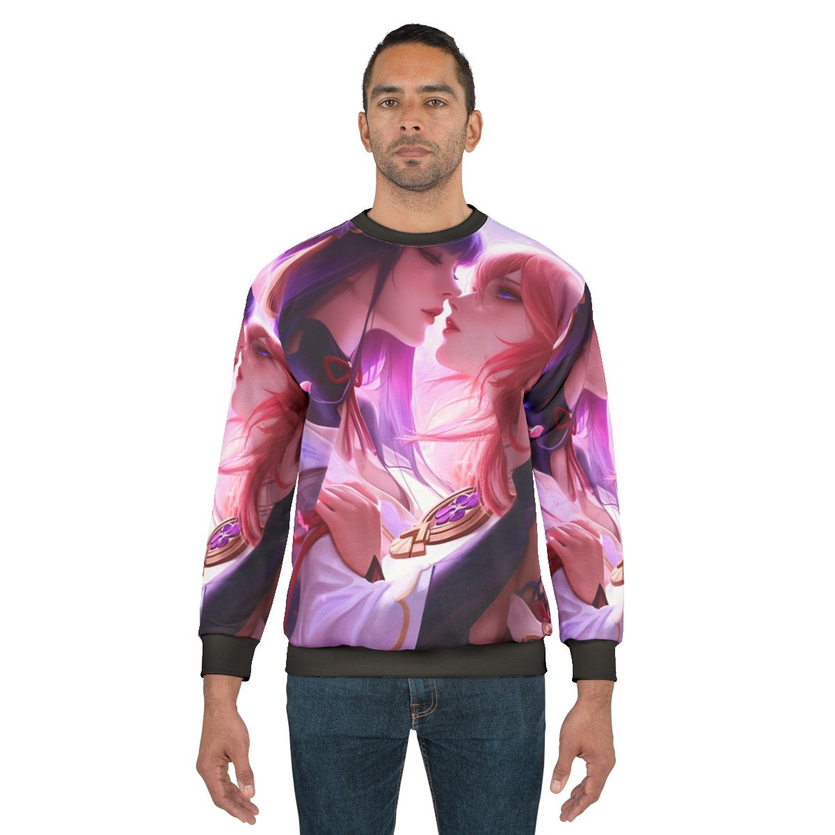 Genshin Impact Raiden Shogun and Yae Miko Cosplay Sweatshirt