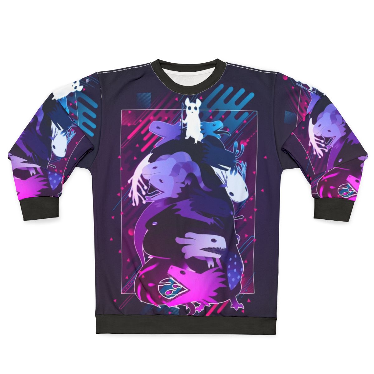 Retro 90s Slugcat Graphic Sweatshirt - Rain World Merchandise