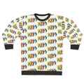 Rainbow tie-dye Kiss the Band logo sweatshirt