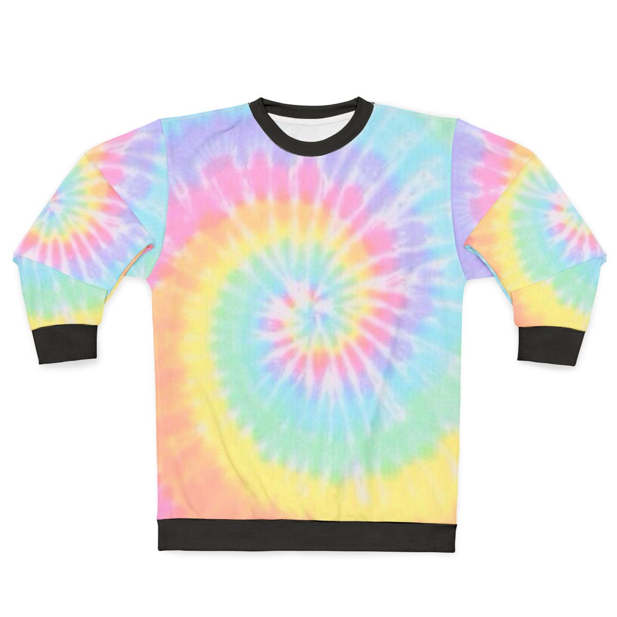 Colorful rainbow tie-dye sweatshirt