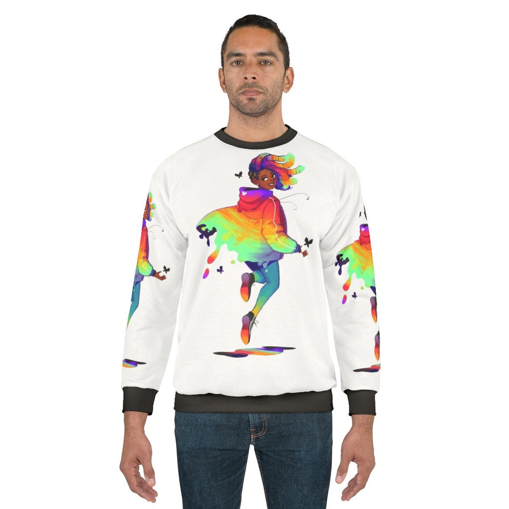 Raincoat Sweatshirt with Hooded Design