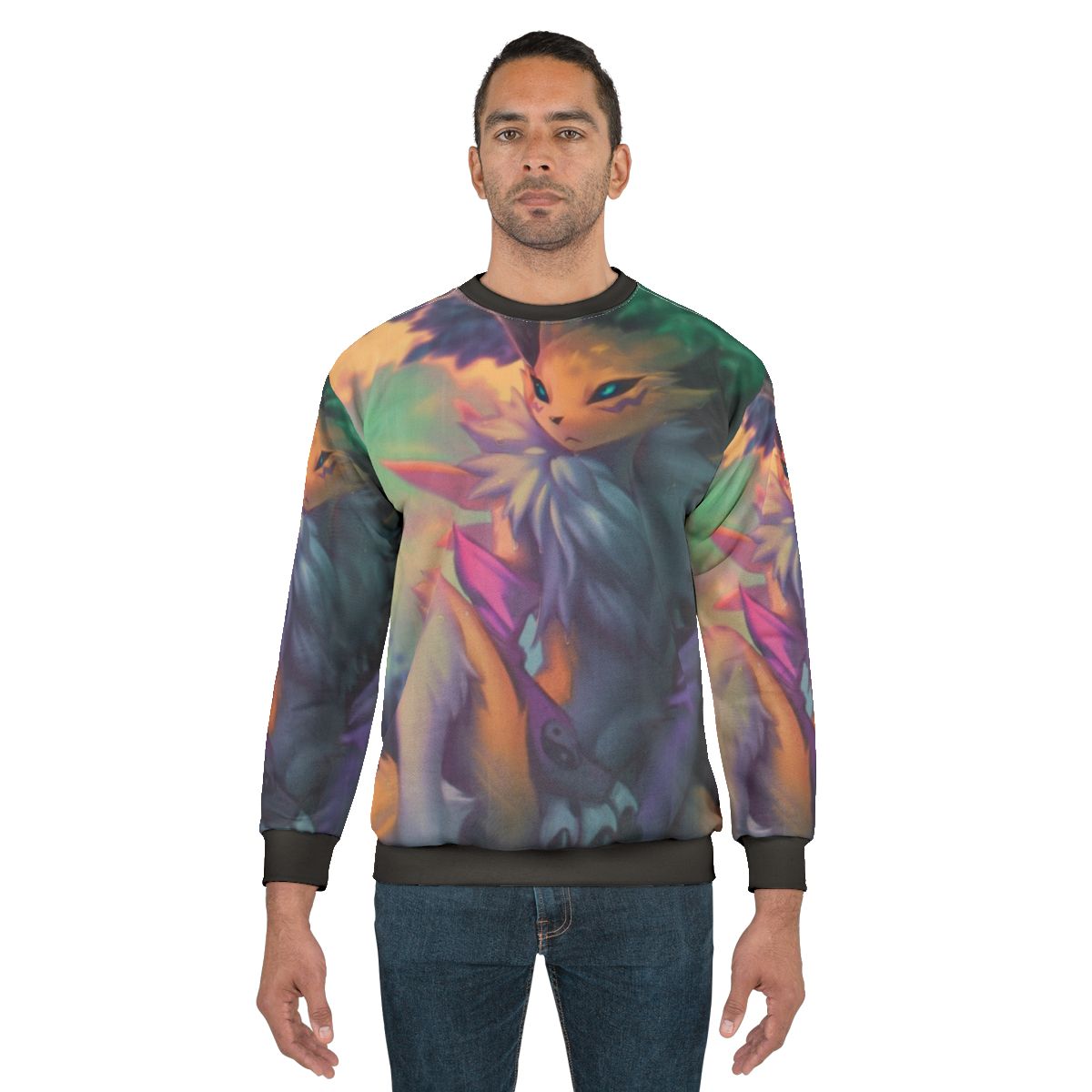 Rainy Renamon Digimon Anime Sweatshirt