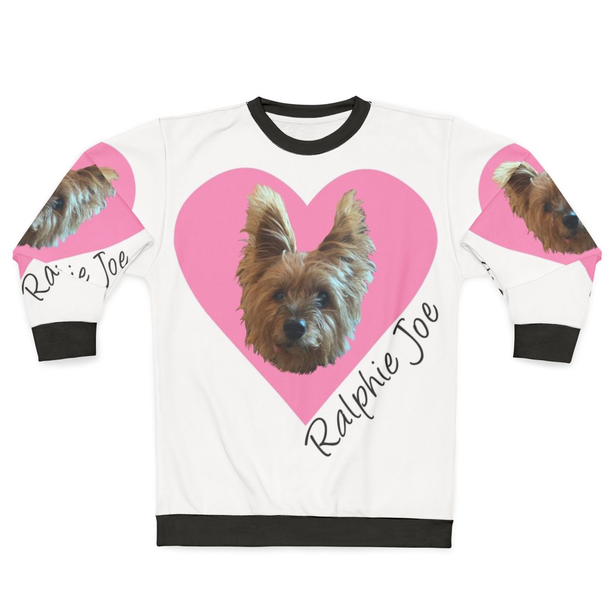 Ralphie Joe valentines day dog sweatshirt