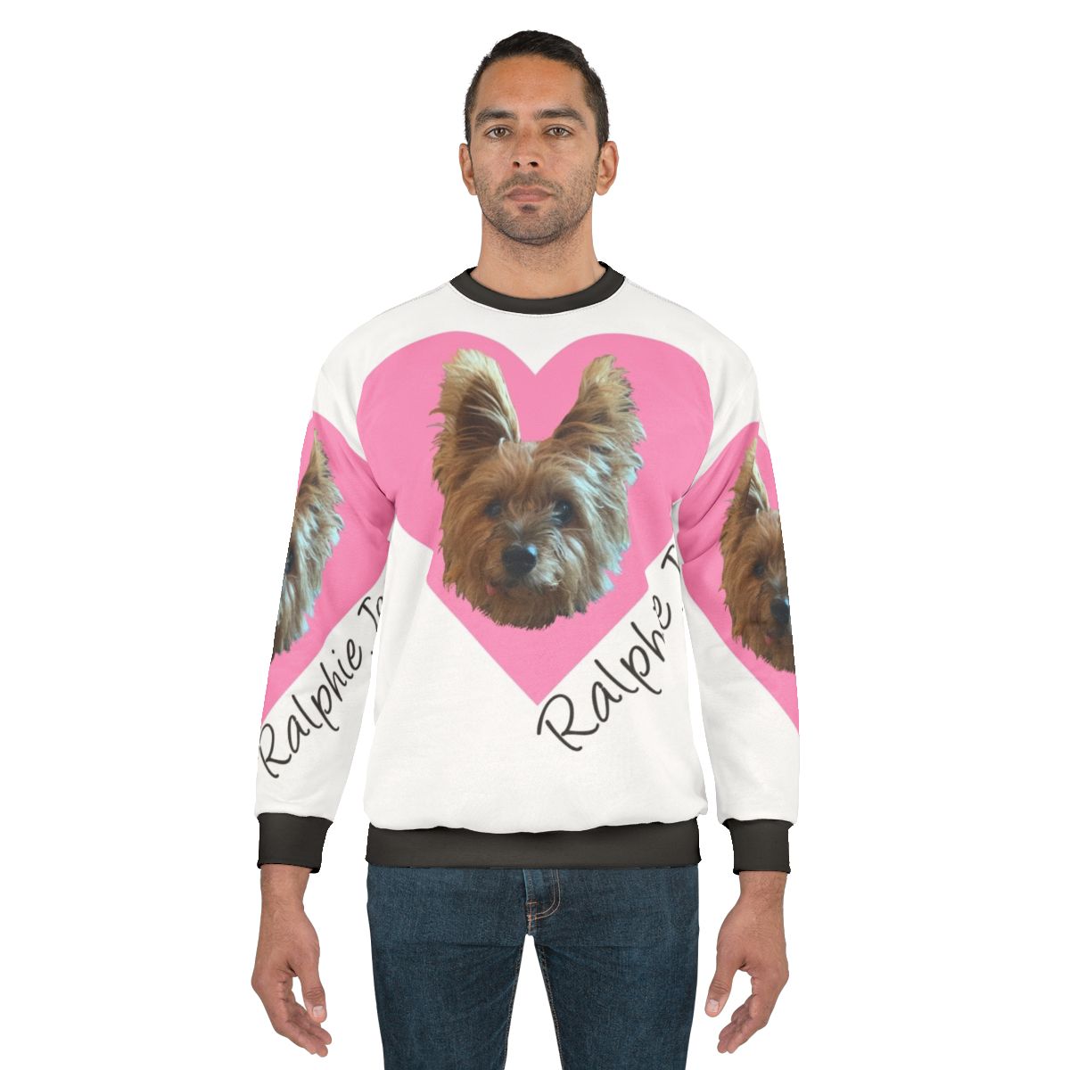 Ralphie Joe valentines day dog sweatshirt
