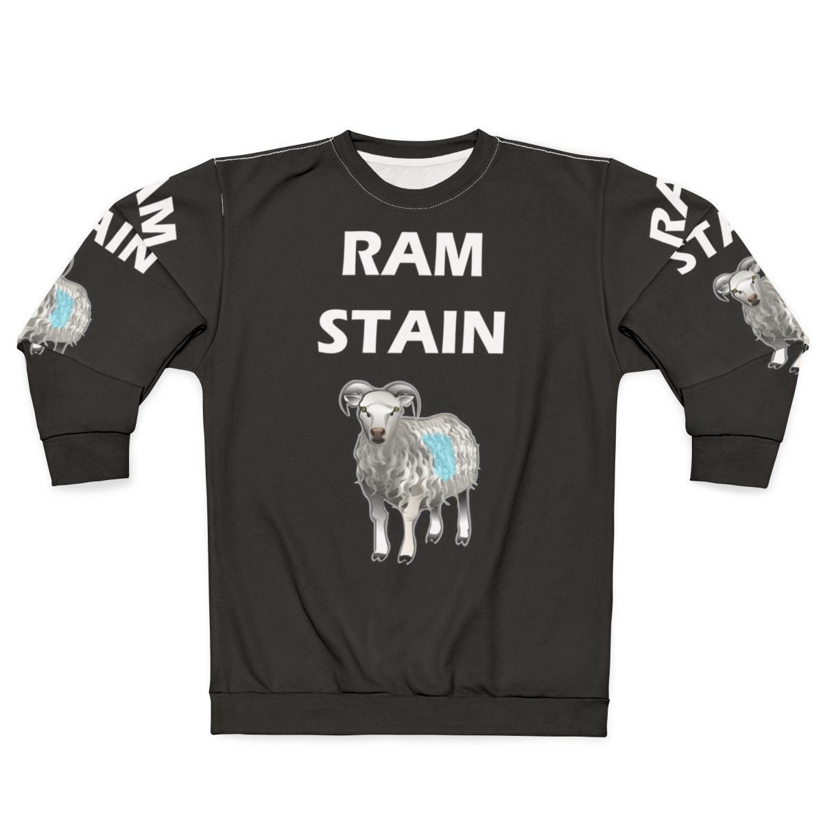 Ram Stain Funny Heavy Metal Sweatshirt