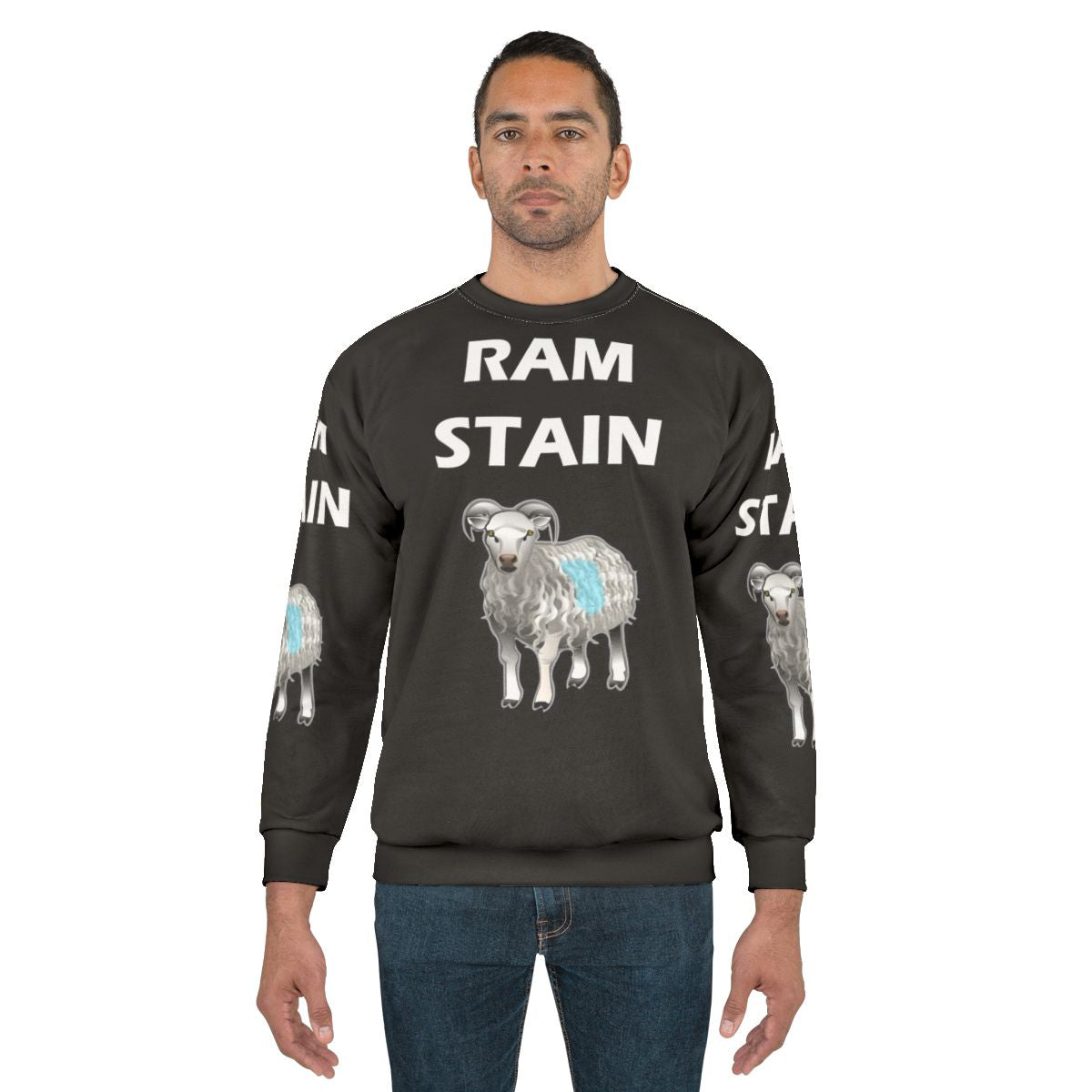 Ram Stain Funny Heavy Metal Sweatshirt