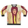 Comfortable comedy sweatshirt featuring I Think You Should Leave theme