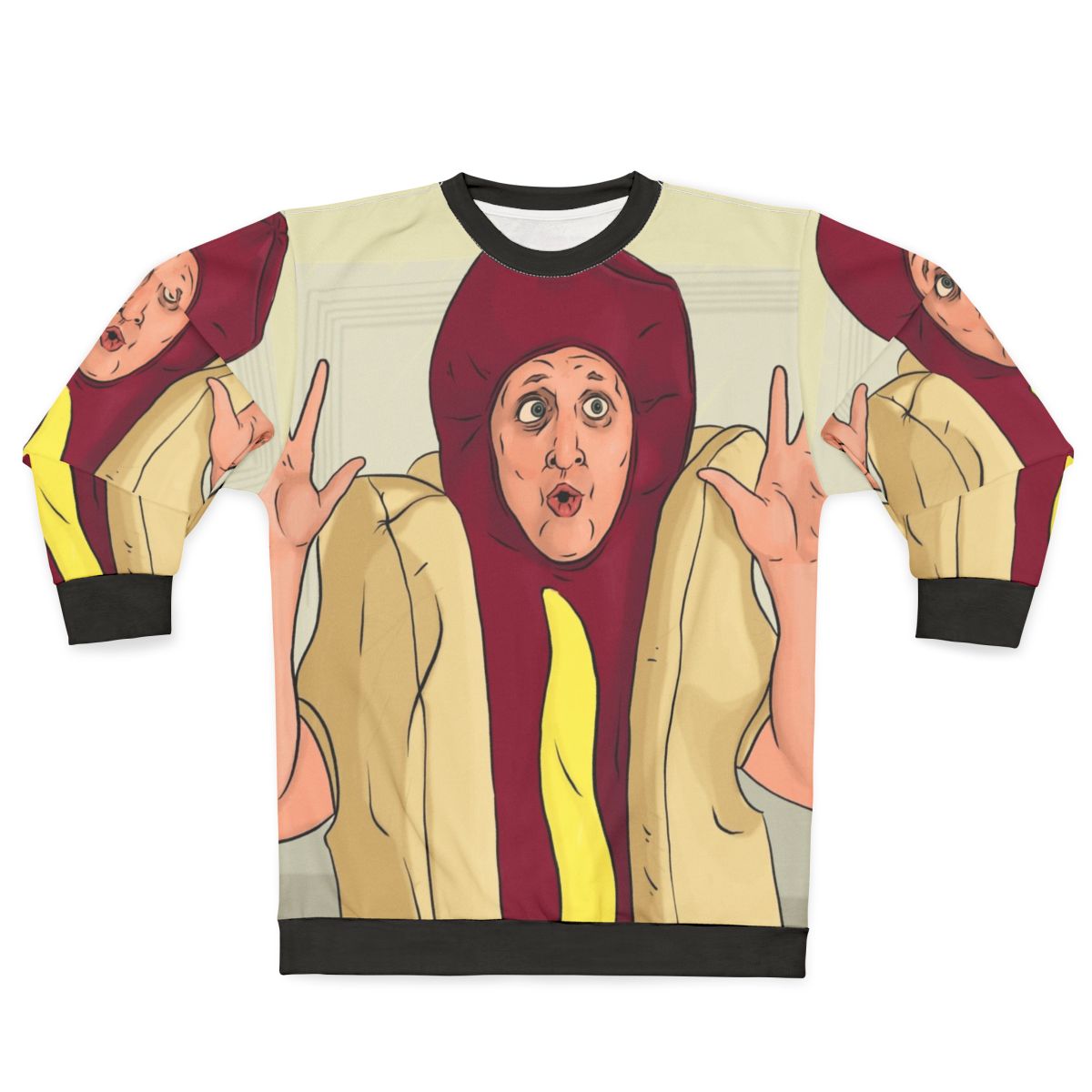 Comfortable comedy sweatshirt featuring I Think You Should Leave theme