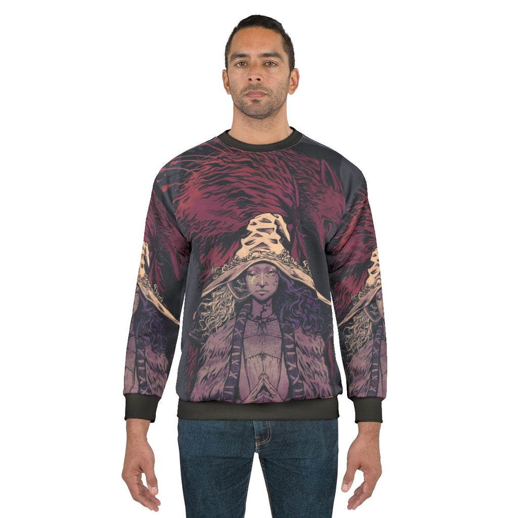 Vintage Desaturated Ranni from Elden Ring Sweatshirt