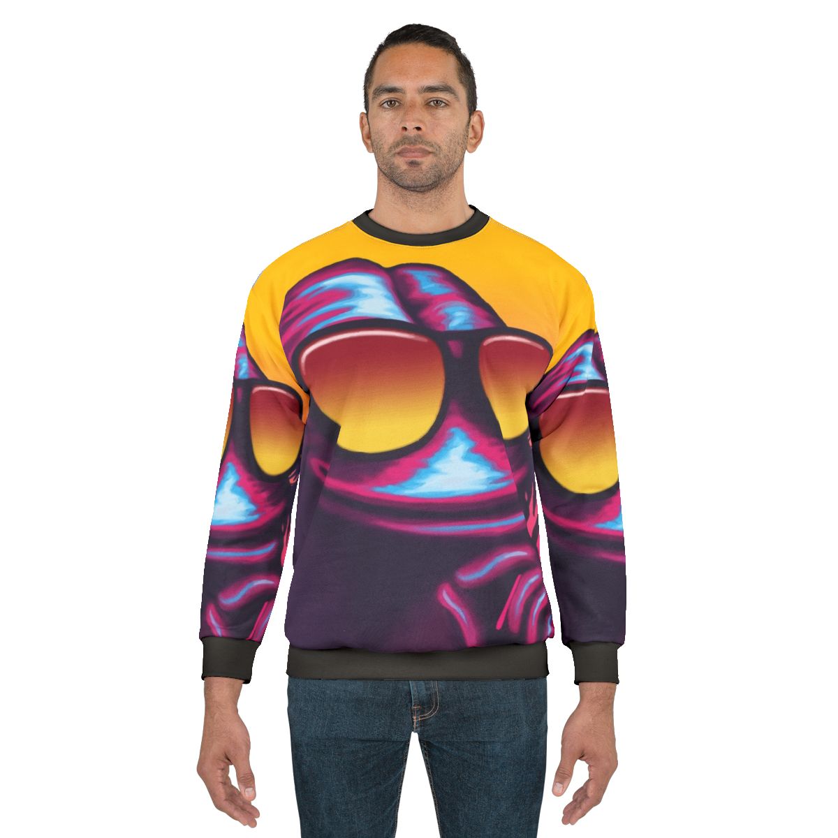 Rare Outrun Pepe The Frog Sweatshirt