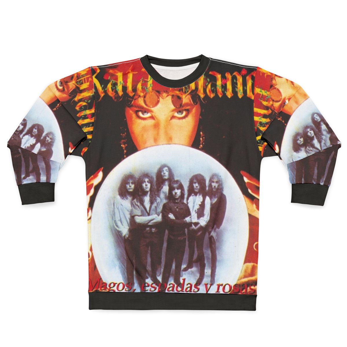 Rata Blanca Heavy Metal Band 1990 Album "Magos Espadas Y Rosas" Sweatshirt